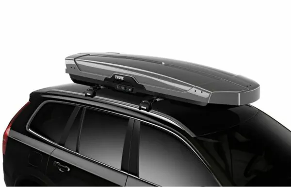 Thule cutie Motion XT Alpine ski roof box Titan lucios - imagine 3