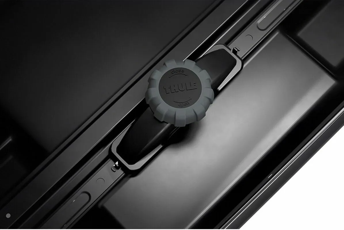 Thule cutie Motion XT Alpine ski roof box Titan lucios - imagine 7