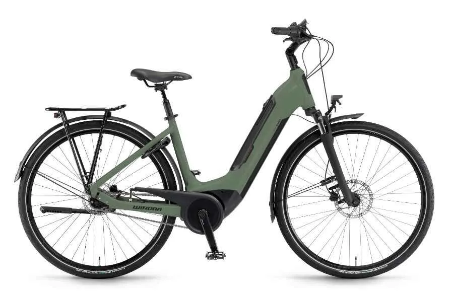 e-bike Winora Tria N8f Wave 500Wh 28 8-G Nexus bamboogreen matt 56