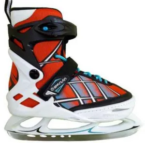 Patine Bjorn Spartan 33-37 alb rosu negru