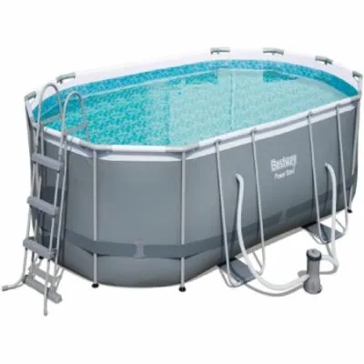 Piscina supraterana cu cadru metalic 418 x 305 x 107 cm