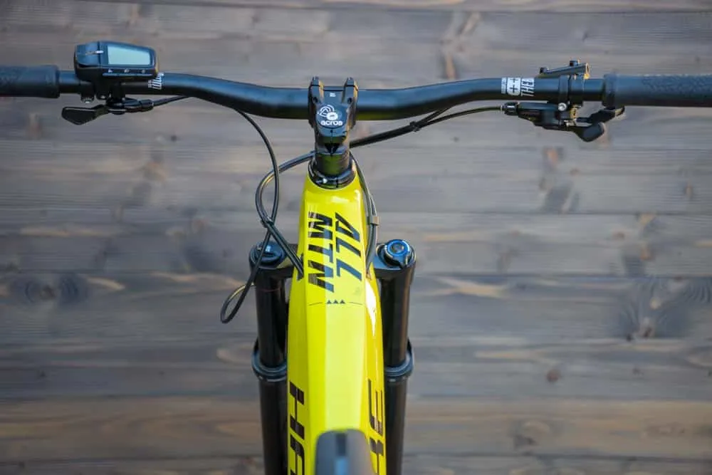 e-bike Haibike AllMtn 3 i720Wh 10-G Deore 2023 S lime black glossy - imagine 9