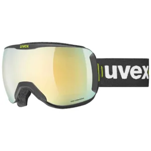 Ochelari schi Uvex downhill 2100 CV black mat lime/gold-green RD S2