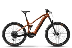 Bicicleta electrica e-bike Haibike AllTrail 6 27.5 i720Wh 12-G Deore papaya neagra L