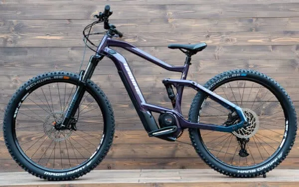 e-bike Haibike AllTrail 8 27.5 i625 12-G Deore glossy fade purple chrome M - imagine 3