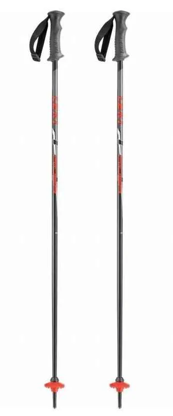 Bete schii Leki Rider 4.5T5 85 cm negru gri rosu