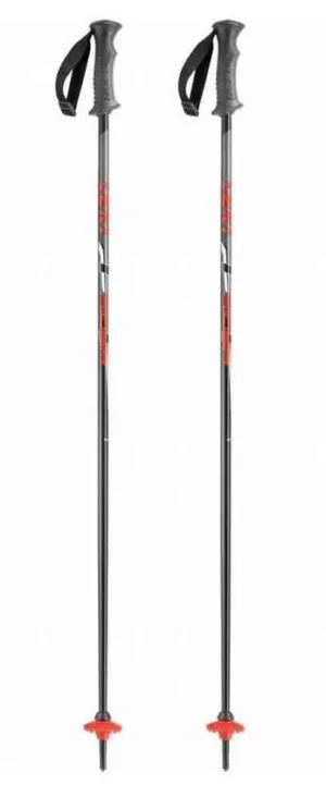 Bete schii Leki Rider 4.5T5 80 cm negru gri rosu