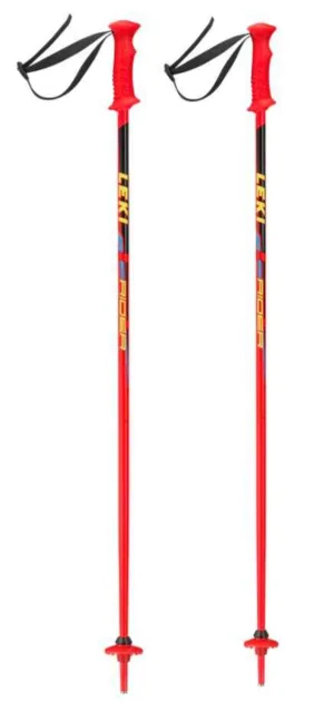 Bete schii Leki Rider 4.5T5 95 cm rosu negru albastru