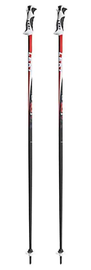 Bete schii Leki Sparks T5 5.0 110 cm rosu alb negru