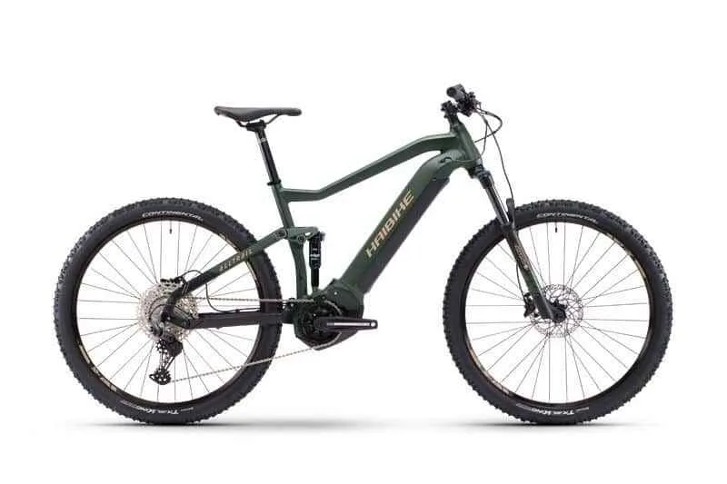 Bicicleta electrica e-bike Haibike AllTrail 4 29 i630Wh 11-G Deore verde auriu negru M