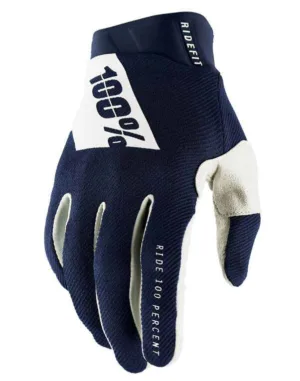 Manusi 100 Percent Ridefit Glove navy white (SP21) XL