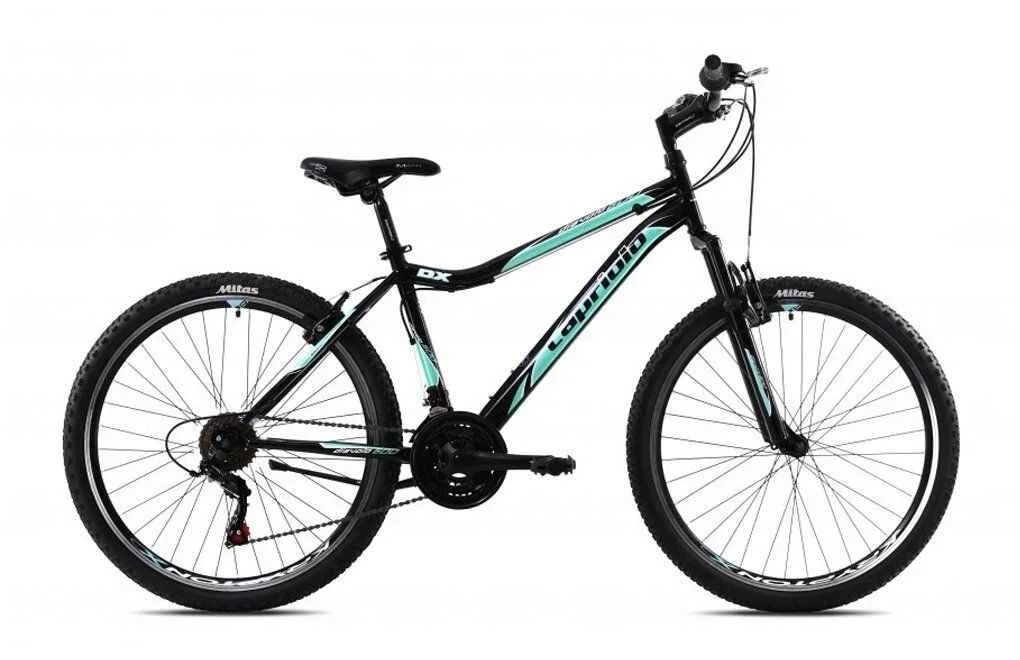 Bicicleta MTB 26 Capriolo Diavolo DX FS negru turcoaz 17