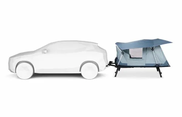 Cort Thule Outset 3 persoane dark slate pe carligul de remorcare - imagine 4