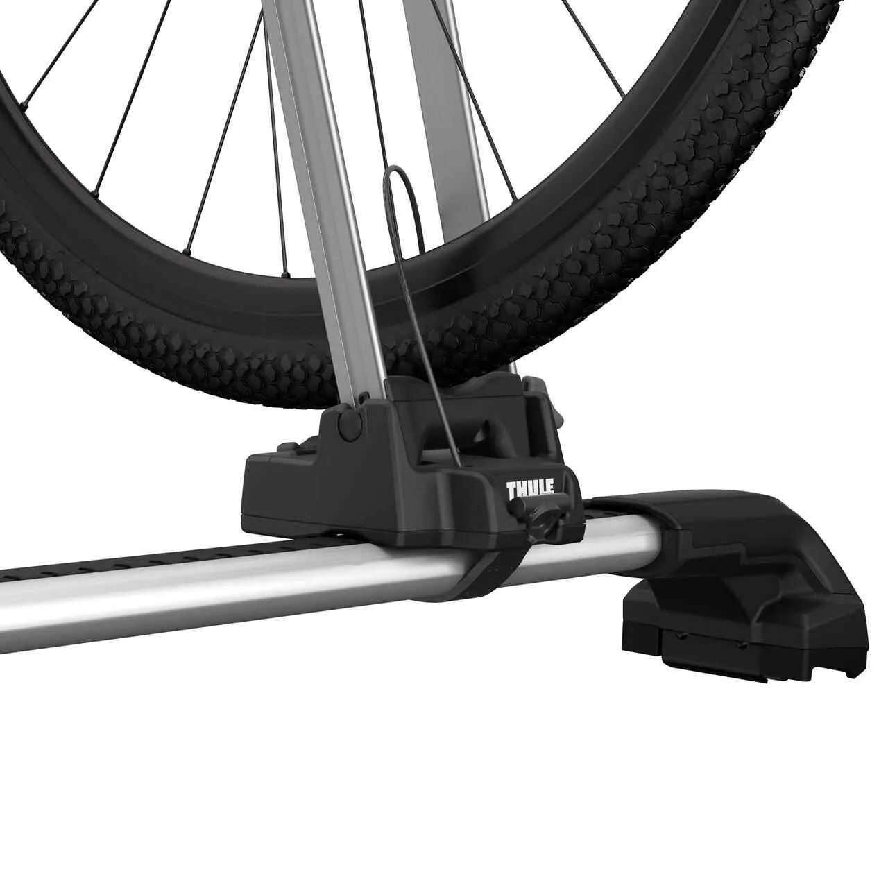 Suport roata Thule wheel holder roof bike rack aluminium - imagine 3
