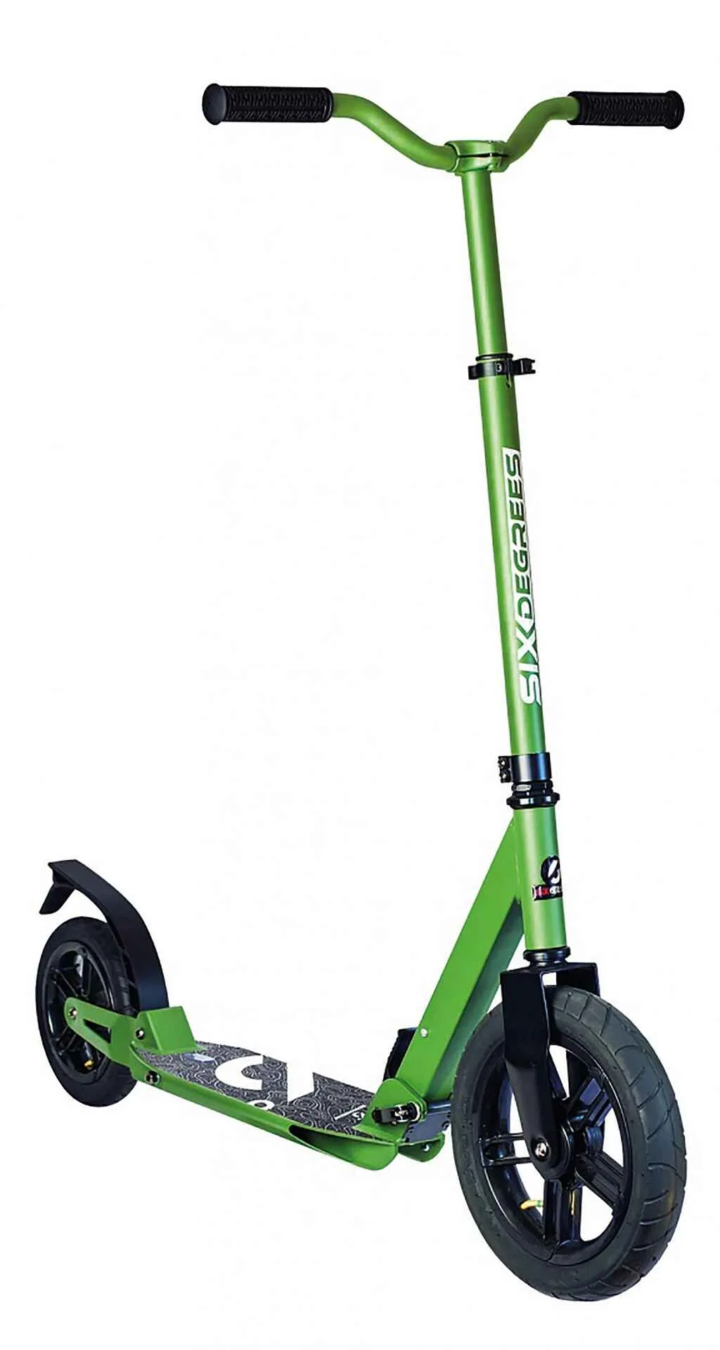 Scooter Six Degrees aluminiu AIR olive/black 300mm 205mm