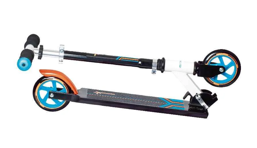 Scooter Muuwmi aluminiu black/orange/white roti de 125mm - imagine 2