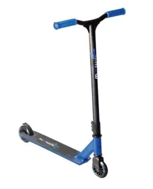 Stuntscooter Muuwmi black/blue cu roti de 100mm