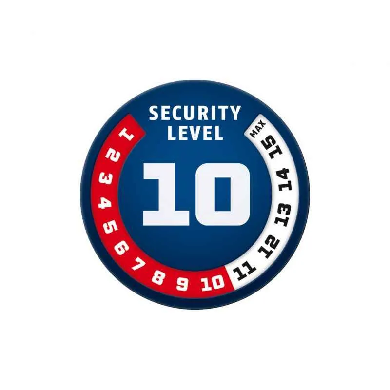 Antifurt bicicleta Abus 6000K/90 BK SH Bordo negru - imagine 3