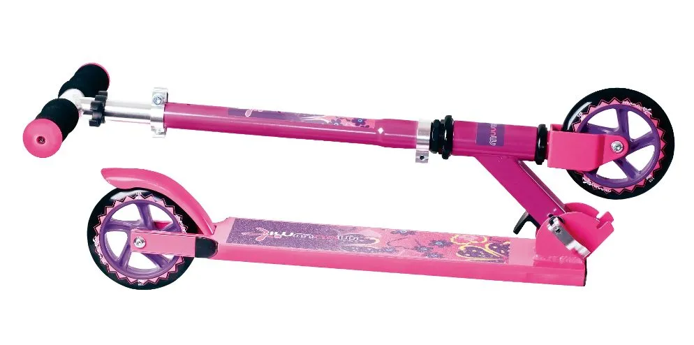 Scooter Muuwmi aluminiu pink 125mm - imagine 3