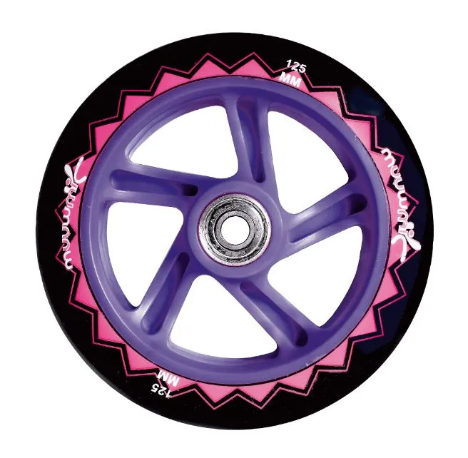 Scooter Muuwmi aluminiu pink 125mm - imagine 5