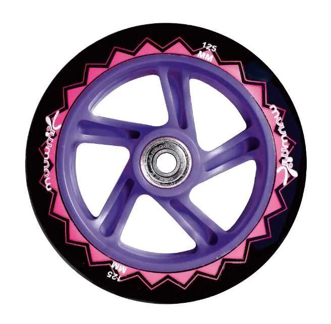 Scooter Muuwmi aluminiu pink 125mm - imagine 5