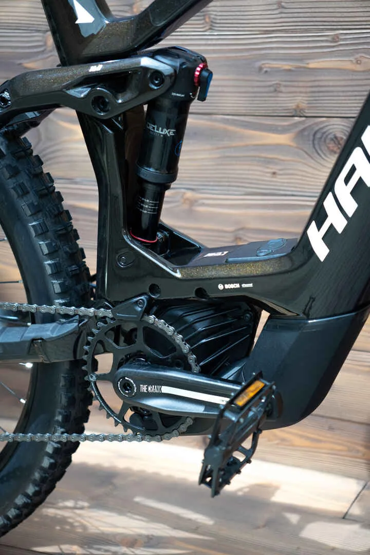 e-bike Haibike AllMtn CF 8 i750Wh 12-G SX Eagle M gloss black white - imagine 11