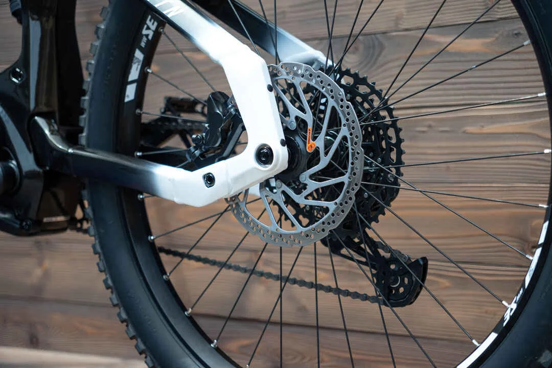 e-bike Haibike AllMtn CF 8 i750Wh 12-G SX Eagle M gloss black white - imagine 9