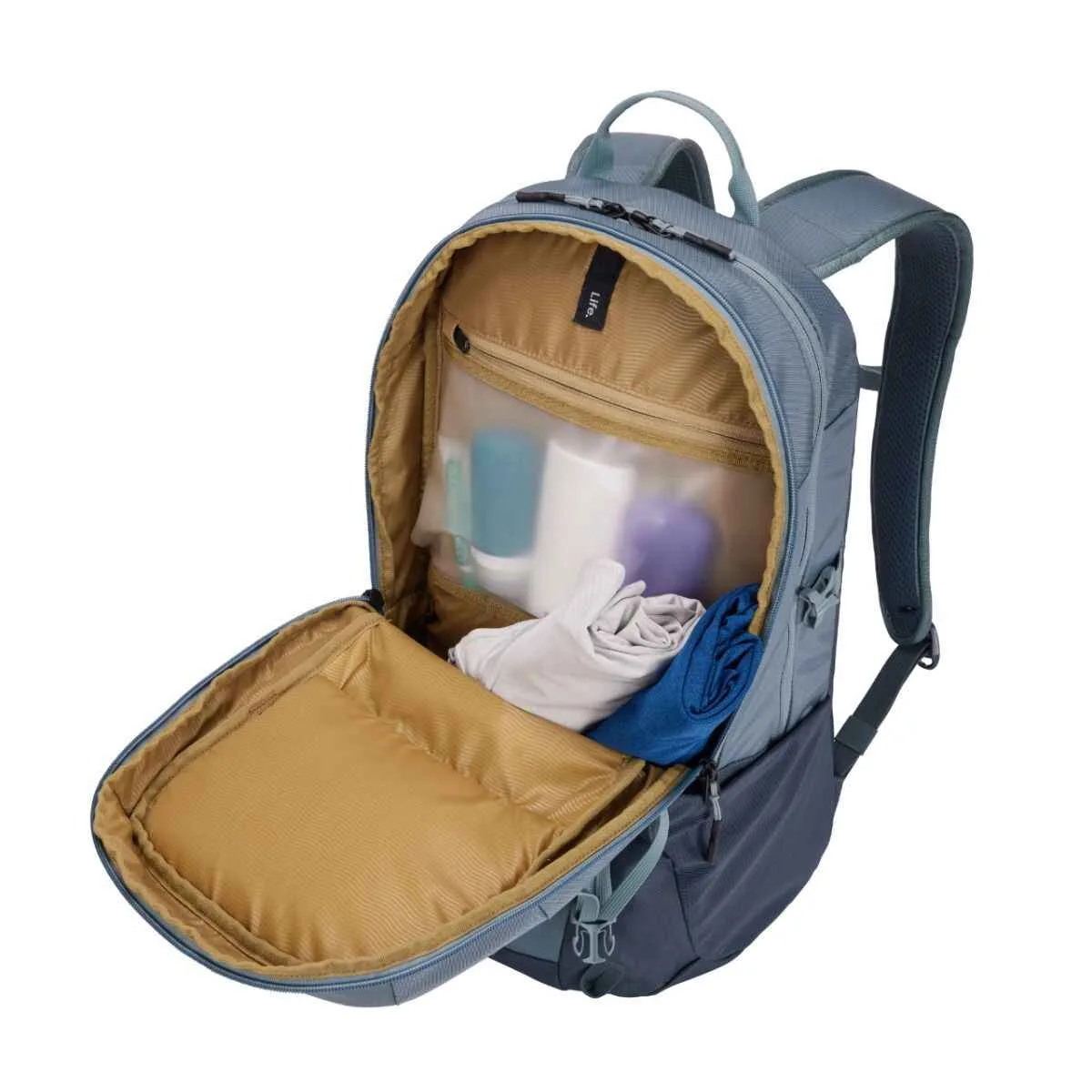 Rucsac Thule Enroute laptop backpack 23L pondgray/dark slate - imagine 6