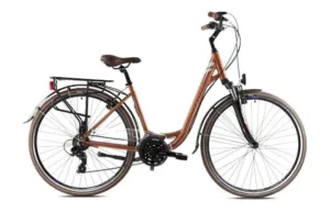 Bicicleta dama 28 Capriolo Elegance oras aluminiu bronz 18