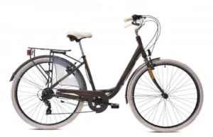Bicicleta dama 28 Capriolo Diana-S aluminiu maro 18