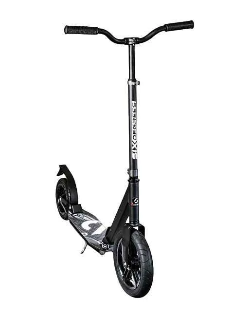 Scooter Six Degrees aluminiu AIR black 300mm 205mm