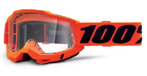 Ochelari 100Percent Accuri OTG Gen2 Google clear lens Neon orange