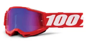 Ochelari 100Percent Accuri Gen2 Youth antifog clear lens neon red