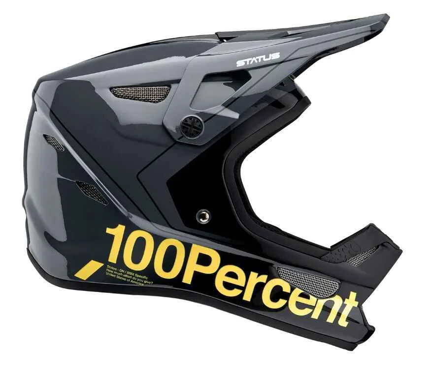 Casca 100Percent Status DH/BMX Carby Charcoal L