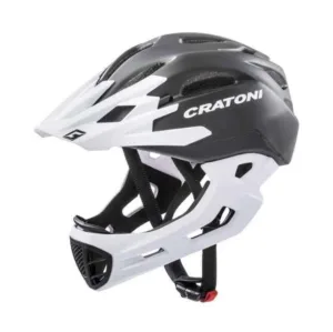 Casca Cratoni MTB Helmet C-Maniac Go Wild But Safe size L/XL black white matt