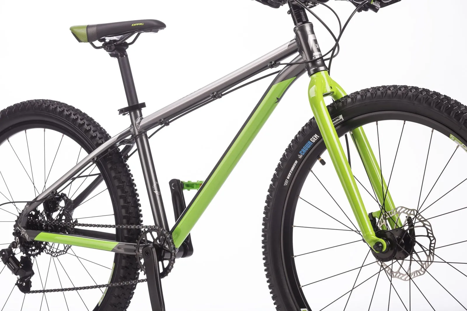Bicicleta Drag Badger Lite Disc 26 gri verde - imagine 3