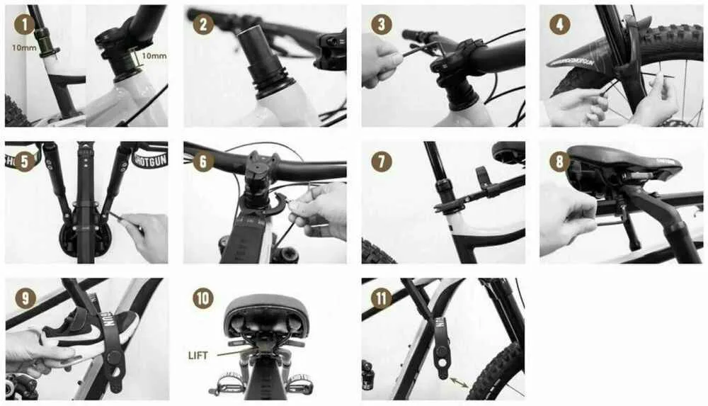 Scaun pentru copii MTB Shotgun Pro - imagine 7