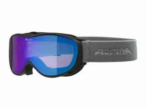 Ochelari schi Alpina CHALLENGE 2.0 black-grey HM blue