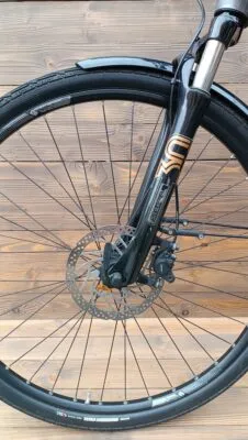 e-bike second hand Haibike Sduro Trekking 6.0 M, L gri - imagine 3
