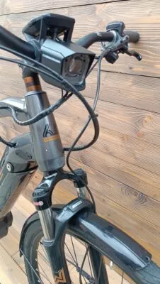 e-bike second hand Haibike Sduro Trekking 6.0 M, L gri - imagine 8