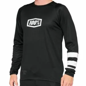 Tricou 100Percent R-Core Youth (SP21) negru/alb S