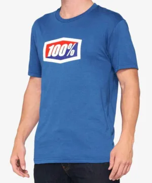 Tricou 100Percent Sector albastru S