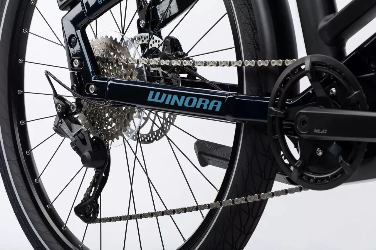 e-bike Winora Yakun 10 750Wh Low darkblue 50 - imagine 5