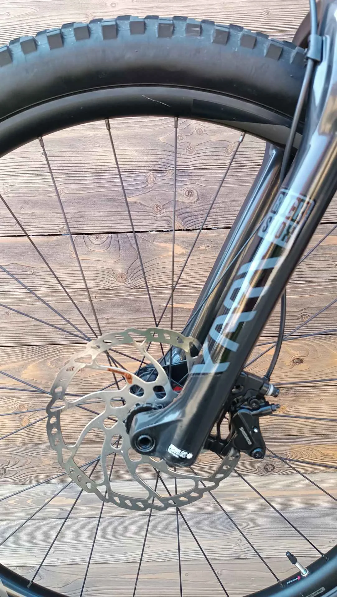 Bicicleta Second Hand Giant Reign Rock verde negru - marime M - imagine 4