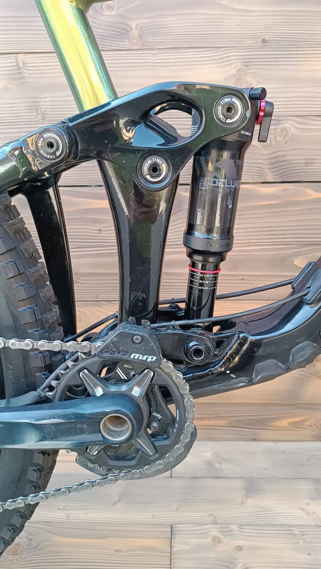 Bicicleta Second Hand Giant Reign Rock verde negru - marime M - imagine 8