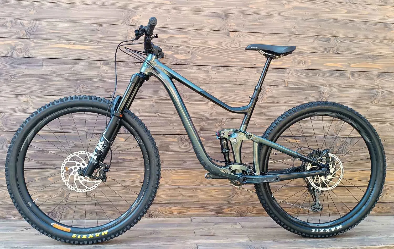 Bicicleta Second Hand Giant Trance X verde negru Fox - marime M