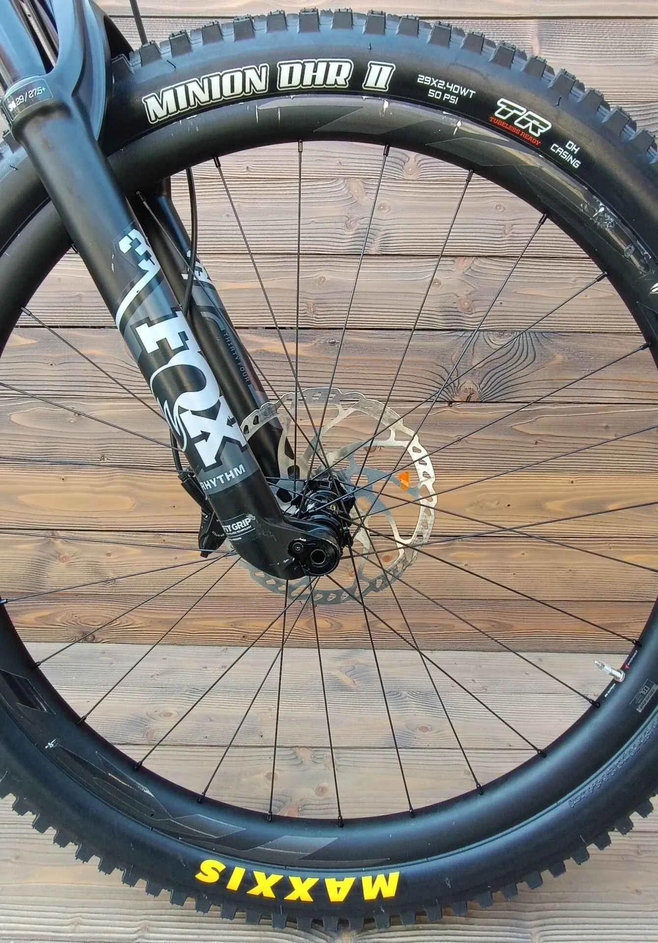 Bicicleta Second Hand Giant Trance X verde negru Fox - marime M - imagine 3