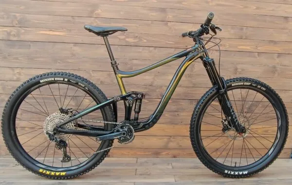 Bicicleta Second Hand Giant Reign verde negru Rock - marime L - imagine 2