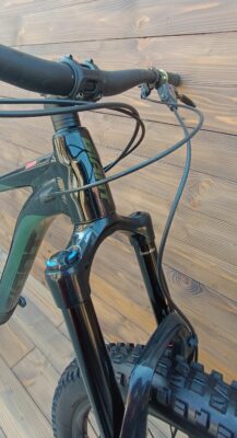 Bicicleta Second Hand Giant Reign verde negru Rock - marime L - imagine 5