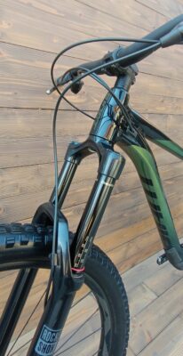 Bicicleta Second Hand Giant Reign verde negru Rock - marime L - imagine 6